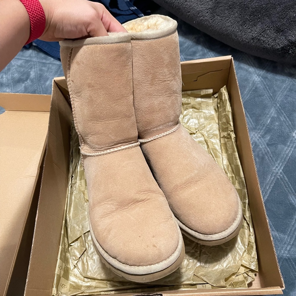 cream UGGs size 7